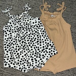 Old Navy baby girls rompers